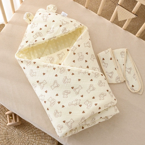 Детское тонкое хлопковое летнее одеяло для новорожденных