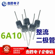 Diode chỉnh lưu cắm trực tiếp 6A10 hoàn toàn mới nguyên bản 6A 1000V R-6 công suất cao có thể bắn trực tiếp