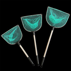 
Sell ​​seafood shrimp fish net fish net fish net fish net stainless steel integrated welding mesh head full set of fish gear bag