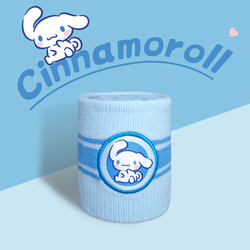 Cinnamon Dog Badminton Wristbands Are Washable, Elastic, Sweat-Absorbent, Suitable for Sports, Big-Eared Dog Tennis, Universal for Practice Tennis