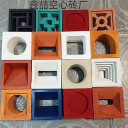 Single and Double-Sided Shape Cement Hollow Brick Background Wall Partition Decoration Cut Out Window Grille Pu Components Lightweight Foam Ceramics