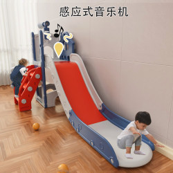 Children's Slide Indoor Home Use Small Baby Slide Foldable Multi-Functional Kids Toys Family Playground