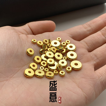 Gold color text play glossy spacer gasket diy
