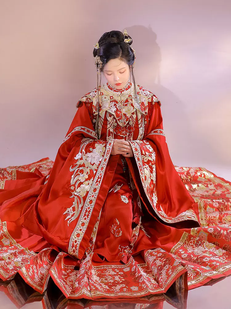 涂七七【锦鲤少女】明制重工刺绣长衫织金马面云肩汉服女中国风 涂七七【锦鲤少女】明制重工刺绣长衫织金马面云肩