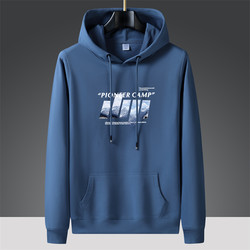 Summer New Arrival Pure Cotton Sweatshirt Men's Hooded Thin Hoodie Men's Loose Top Plus Size Printed Trendy Youth