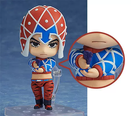 现货gsc 可动手办 粘土人 1356 jojo第五部 葛德 米斯达 特典版