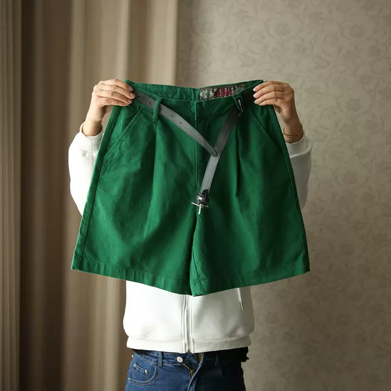 22年夏天新款芭莎basha香港花牌欧货黑腰带薄料