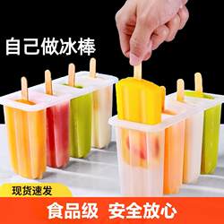 Ice Cream Mold for Homemade Popsicles, Ice Lollies, Ice Cream, Frozen Ice Cube Tray, Ice Grid, LAOSHU Ice Cream Stick Molds for Preservation