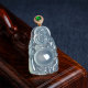 Myanmar natural jade A-grade ice type Laokeng Station Buddha Jade Pendant 18K Ice Buddha Women's Cloth Bag Buddha Ruyi Pendant