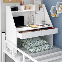 Dormitory Essential: Bed Desk for College Students, Upper and Lower Bunk Laptop Table, Small Bedroom Lazy Desk