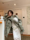Thirteen Lines 2025 Spring New Korean Style Fashionable Classic Simple Drawstring Zipper Loose Mid-length Trench Coat
