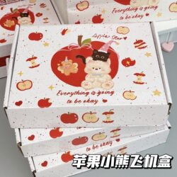 Apple Bear Airplane Box ins High-Quality Gift Packaging Storage Large Capacity Thickened Exquisite Gift Box