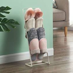 Factory-Made Wrought Iron Simple Shoe Rack, Household Bathroom Water-Draining Multi-Layer Slipper Rack, Space-Saving Shoe Storage