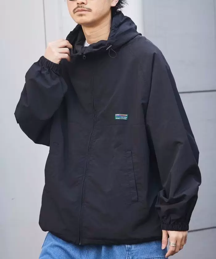 FREAK'S STORE Big silhouette nylon Hoodie Jacket 休闲夹克-Taobao