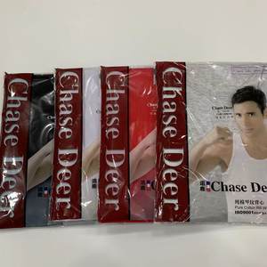 
Genuine Chasing Deer Men's Threaded Cotton Vest Sweat-absorbent Breathable Bottoming Vest Comfortable Elastic Summer Vest 2308