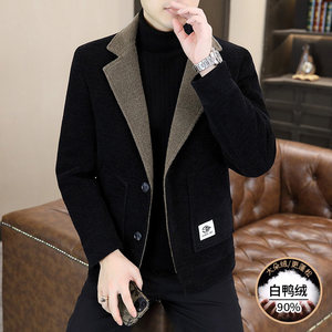 
Men's down jacket, new winter jacket, trendy youth suit, thickened woolen short coat, men's style