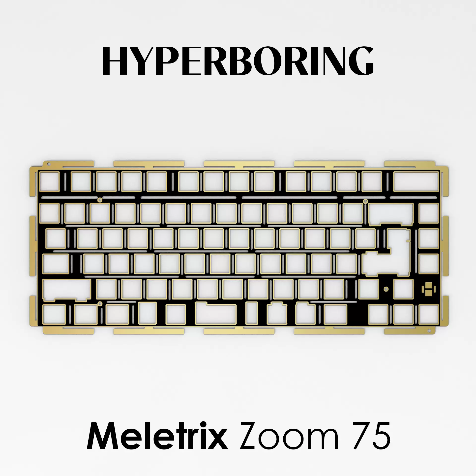 Meletrix ZOOM TKL 試打のみ PVD＋内部配重 真鍮PC FR4 Meletrix ZOOM TKL 試打のみ PVD＋内部配重 真鍮PC FR4 - メルカリ