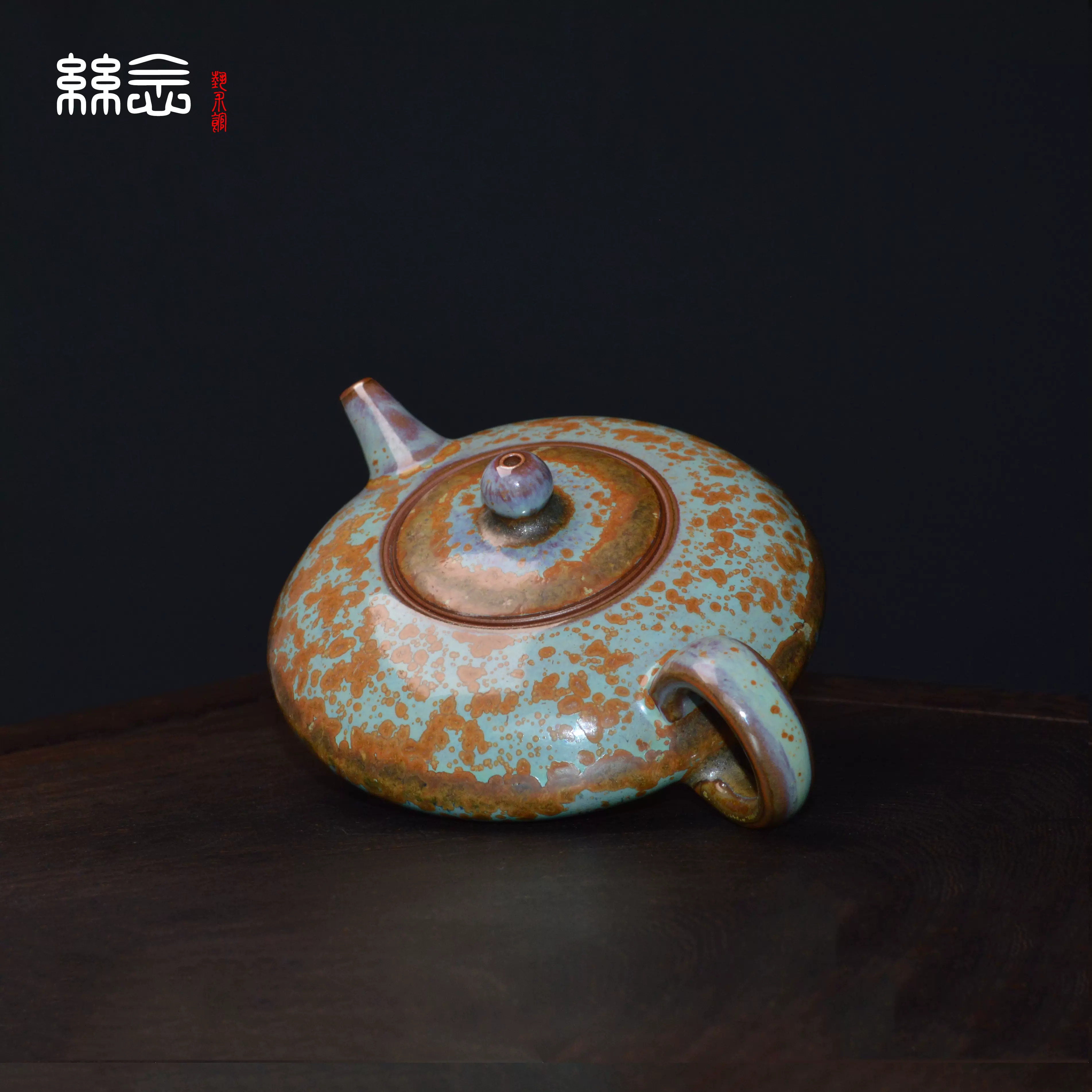 宋鈞仿古三足香爐禹州神垕高溫窯變鈞瓷手工迷你線香爐禮盒裝