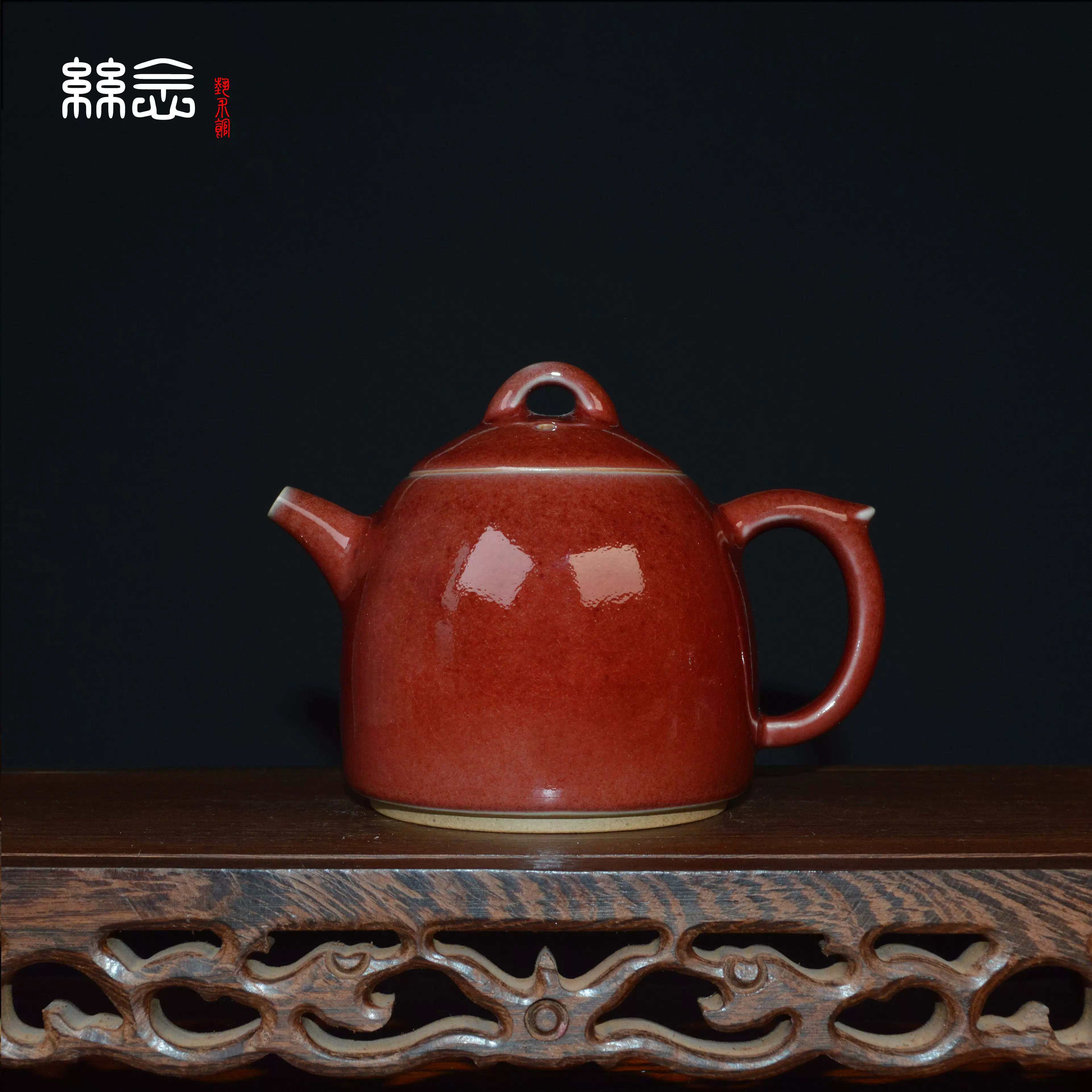 ※中国　窯変紅釉壺　送料込み0813 中国 窯変紅釉壺 送料込み0813 中国 窯変紅釉壺 送料込み0813