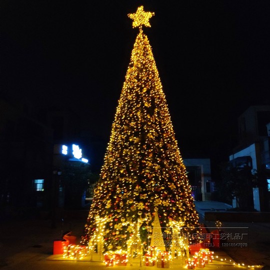 大型屋外クリスマスツリーデコレーション - 4m, 5m, 6m, 7m, 8m, 9m