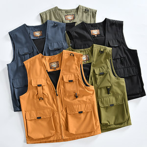 
Urban Functions - Windproof and Water Resistance + Multi-Pocket Design! Men's Outdoor Working Vest and Vest in Spring and Autumn
