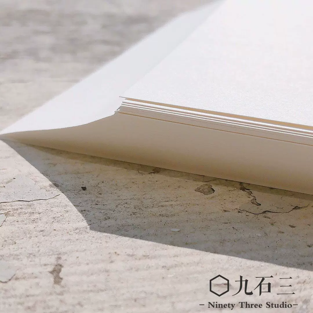 超厚白卡纸英文书法作品纸练习纸蘸水笔彩墨