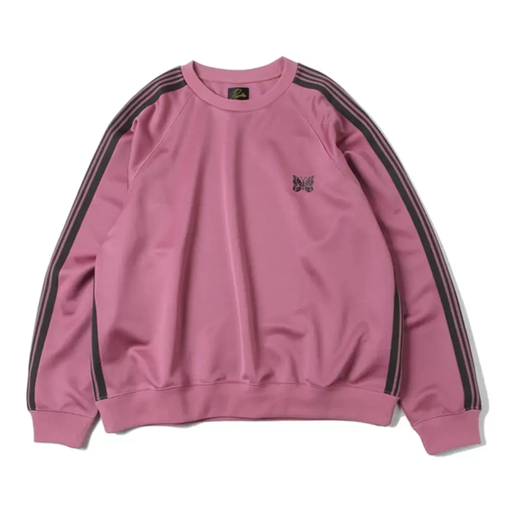 折扣日本代购NEEDLES Track Crew Neck Shirt - Poly Smooth 卫衣-Taobao