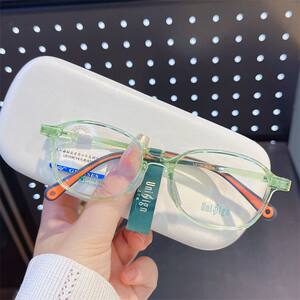 
Children's TR soft material silicone nose pads for myopia and amblyopia glasses frame can be equipped with degree astigmatism and can be purchased to prevent blue 48