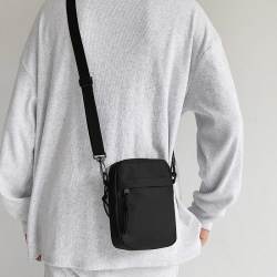 Crossbody Bag for Men, New Summer Style, Single Shoulder Bag, Casual Portable Small Shoulder Bag, Mobile Phone Bag, Simple Backpack, Men's Bag