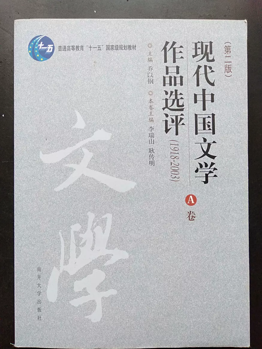 二手正版现代中国文学作品选评(A卷)第二版乔以钢9787310021680-Taobao