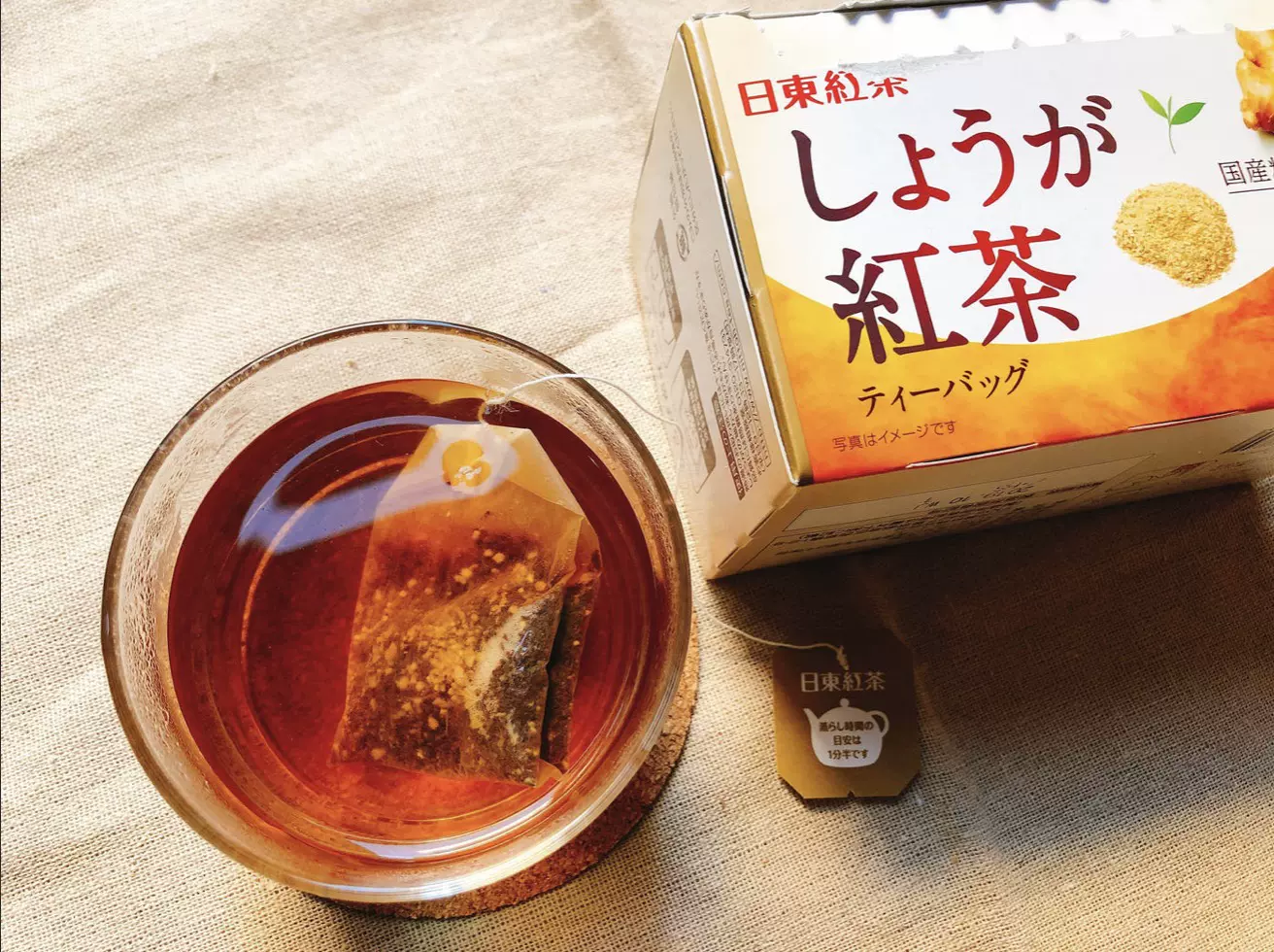 日东红茶生姜茶包暖胃茶包无香料日本产女性温活暖饮补vc