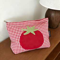 Cute Cosmetic Bag, Large Capacity, Portable Skin Care Product Storage Bag, Travel Liner Bag, Storage Bag, Toiletry Bag, Clutch Bag