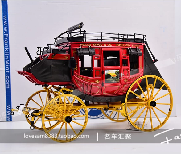 富兰克林1:16 富国银行威斯法高马车/Wells Fargo 车模收藏