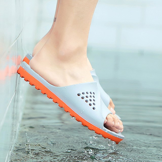 Bathroom slippers for men and women, large size, quick-drying, summer ...