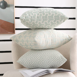 Nordic Style Geometric Minimalist Throw Pillow Ins Style Living Room Sofa Cushion Headboard Large Backrest Bay Window Lumbar Cushion Pillow