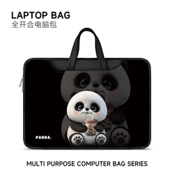 Roztomilá Přenosná Taška Na Notebook Panda Pro ženy, Vhodná Pro Lenovo Xiaoxin Air14/macbookpro15,6" Huawei Matebook13.3 Xiaomi 16" Originální Design 17"