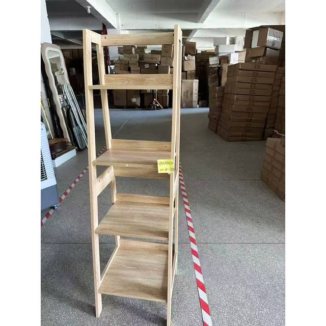 Clearance price foreign trade original simple modern style wooden four-layer storage rack simple assembly