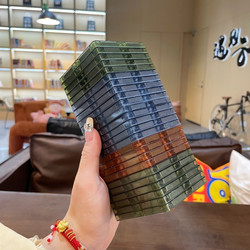 Nature Magnetic Tiles Square Refill Pack Loose Pieces Colorful Window Magnetic Tiles Boys Girls Children's Educational Toys