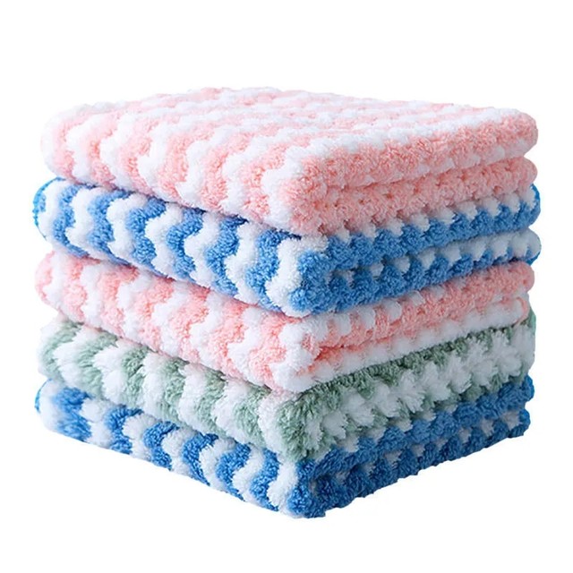 Shed Rag Non-stick oil rag absorbent dishcloth kitchen special not easy to shed ...