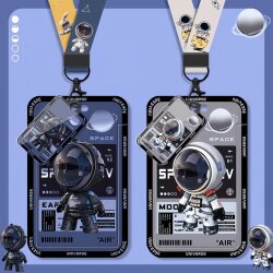 Card Holder for Access Control, Meal Card, Id Card, Bus Pass, Campus Student Badge, Name Tag, Keychain with Lanyard, Neck Strap, Work Badge, Factory Badge, Id Card, Retractable Transportation Card, Kindergarten