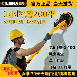 Handheld Long-Handle Wall Putty Sander, Polishing Sandpaper Machine, Wall Self-Suction Dust Removal Polishing Tool