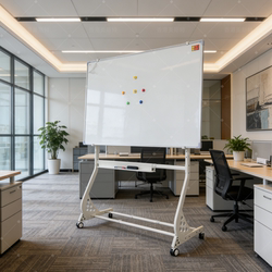 Meister S-Type Magnetic Bracket Whiteboard Writing Board Home Teaching Training Conference Office Blackboard Green Board Mobile Whiteboard Vertical Whiteboard Small Blackboard Erasable Note Board Writing Board Reading Board