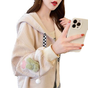 
Early spring design niche jacket for women 2024 new spring and autumn Korean loose large size early spring thin cardigan sweater