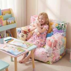 Weisi Transparent Tpu Eco-Friendly Small Sofa, Non-Toxic, Odorless, Stuffed Doll, Lazy Comfortable Storage Chair