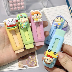 Crayon Shin-Chan Push-Pull Eraser Cartoon Stationery for Students, Kindergarten Children, Leaves No Marks, No Debris, for Exams and Drawing