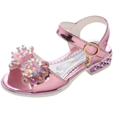 Обувь, сандалии, детские летние высокие туфли для принцессы