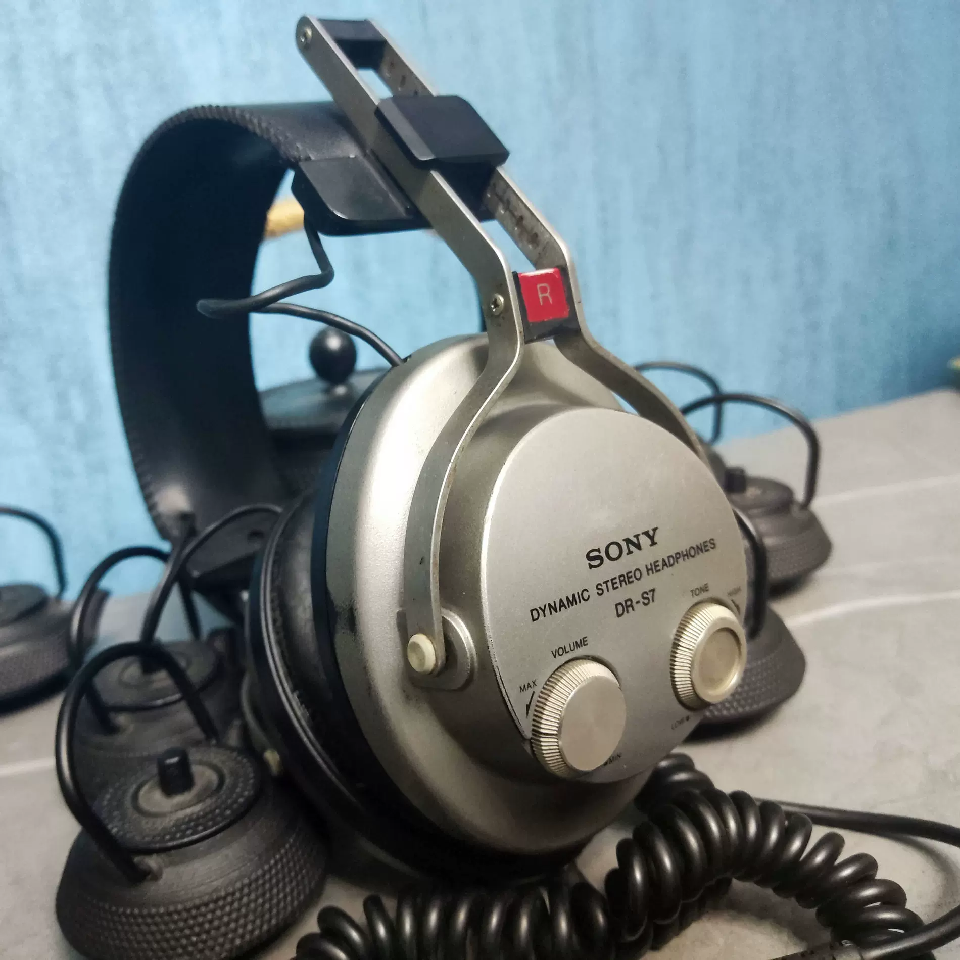 箱付き レトロ SONY DR-S7 ダイナミックステレオヘッドフォンdr