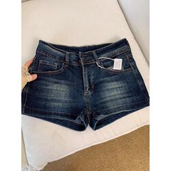 Plus Size Denim Shorts for Women 2026 Summer New Style Slimming A-Line Hip-Hugging Slim Fit Stretch Straight Hot Pants
