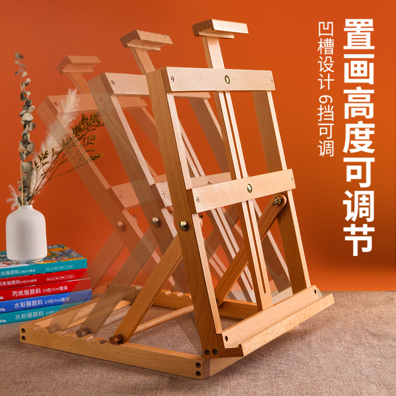 アクリル 肉筆　木製イーゼル付き アクリル 肉筆木製イーゼル付き