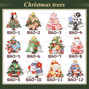 
Merry Christmas decorative badge, holiday souvenir for children and friends, decorative pin brooch